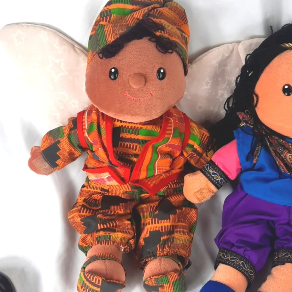 Gibson Angels Around The World Plush Dolls Japan India Africa 13